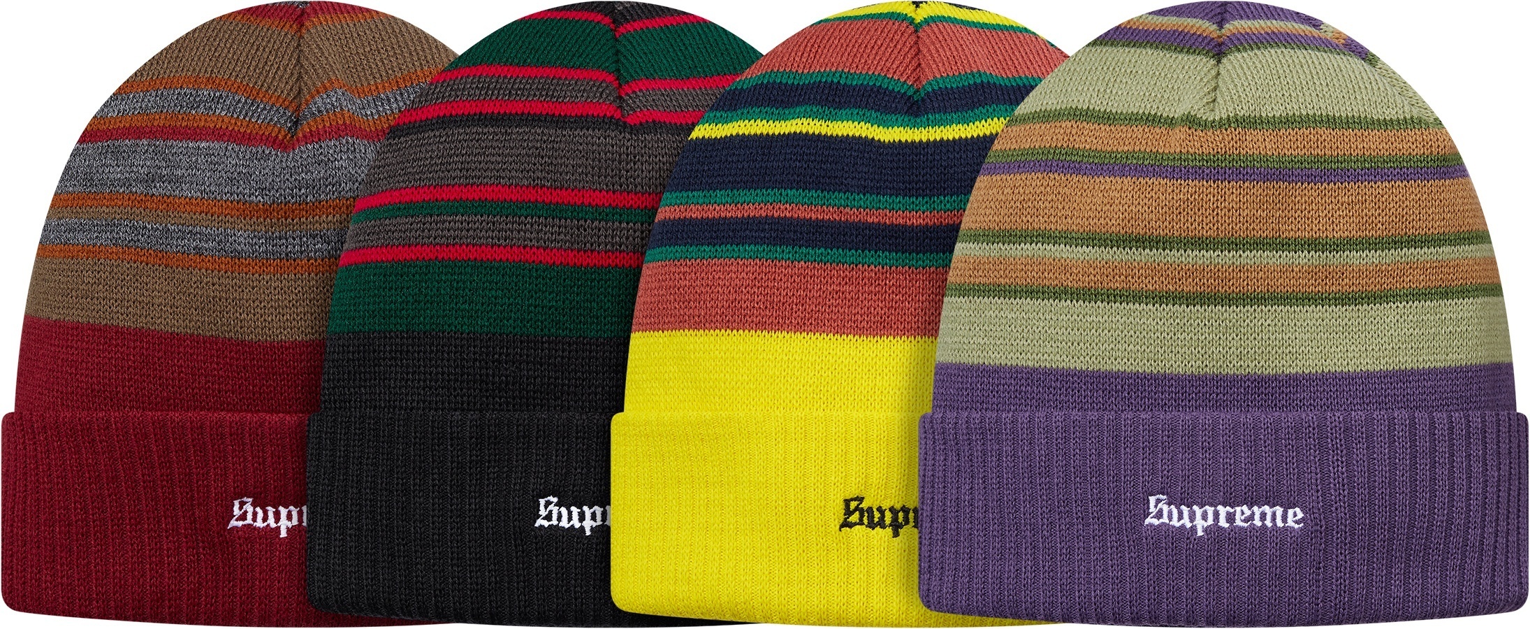 Multi Stripe Beanie